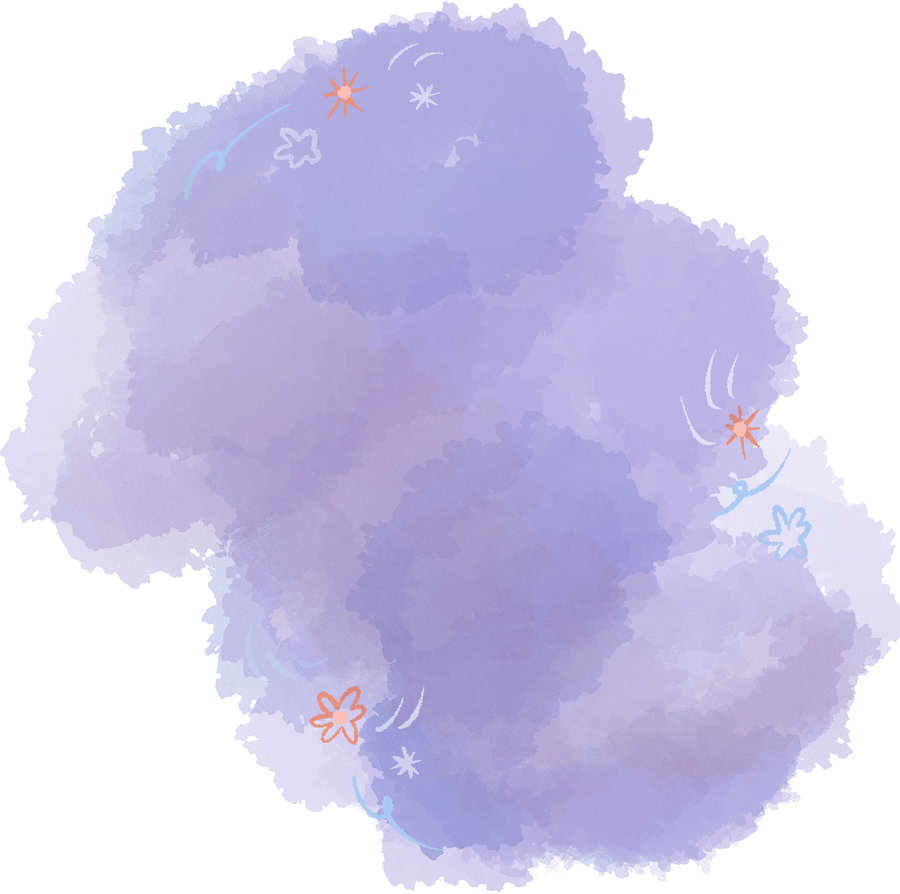 Stylized Watercolor Sea Birthday Background